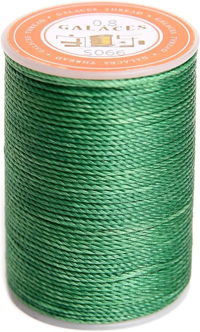 FANDOL Waxed Polyester Cord Wax-Coated Strings Waterproof Round Wax Coated Thread Review