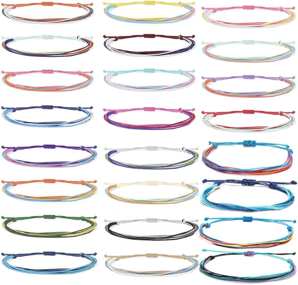 Choistily String Bracelets for Women Trendy Summer Boho Anklet Bracelets Beach Party Favors Cute Summer Beach Essentials Surfer Bracelets Summer Outfits for Women