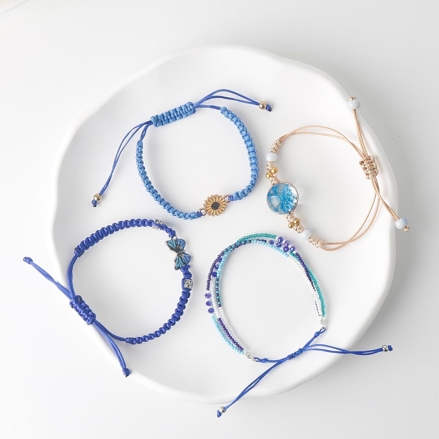 DS 4PCS String Beads Charm Bracelets Review