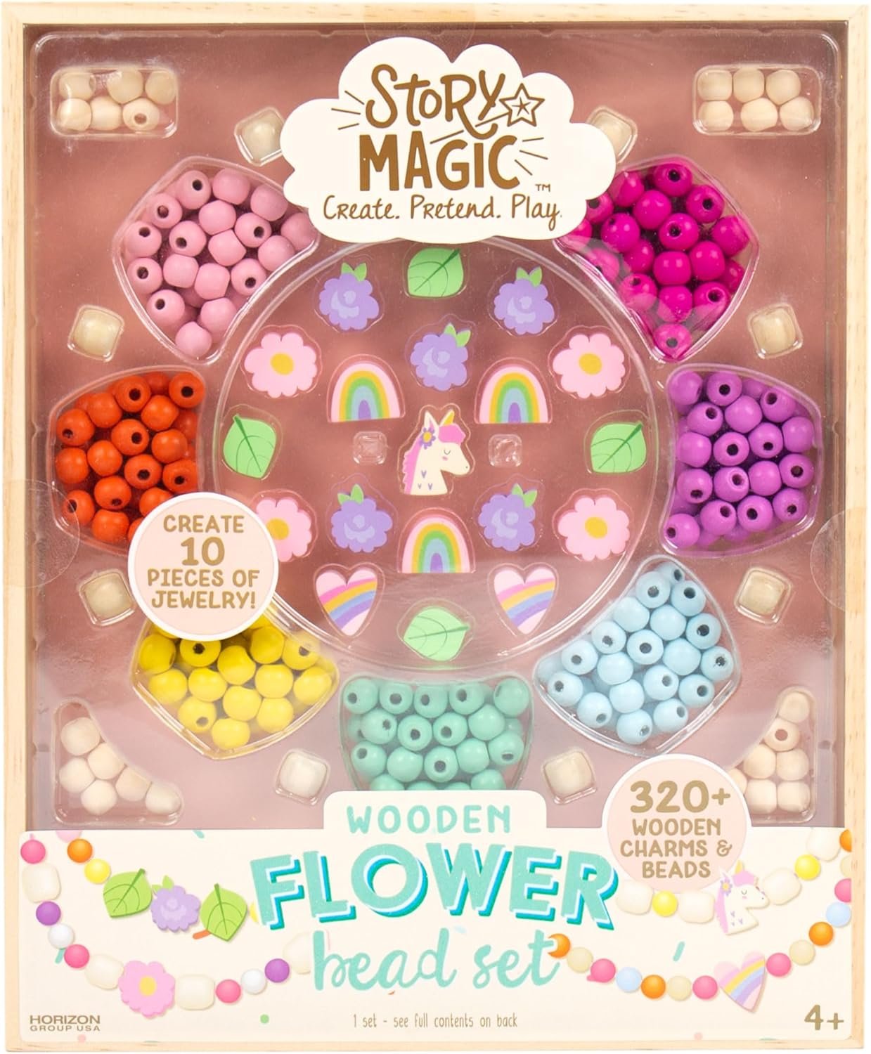 Wooden Flower Bead Set Review